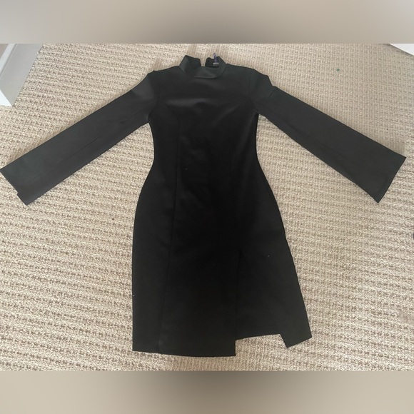 Eien USA. Bodycon Midi Dress with slits along the sleeves and skirt - Picture 2 of 3